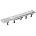 POLYSAN SCENE plastový odtokový žľab s nerezovým roštom, L = 820mm