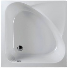 POLYSAN CARMEN sprchová vanička štvorcová 90x90x30cm, hlboká, biela s podstavcom