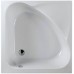 POLYSAN CARMEN sprchová vanička štvorcová 90x90x30cm, hlboká, biela s podstavcom