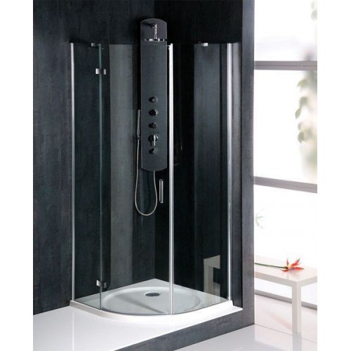 VITRA LINE štvrťkruhová sprchová zástena 1200x900mm, R550, číre sklo, pravá VITRA LINE štvrťkruhová sprchová zástena 1200x900mm, R550, číre sklo, pravá