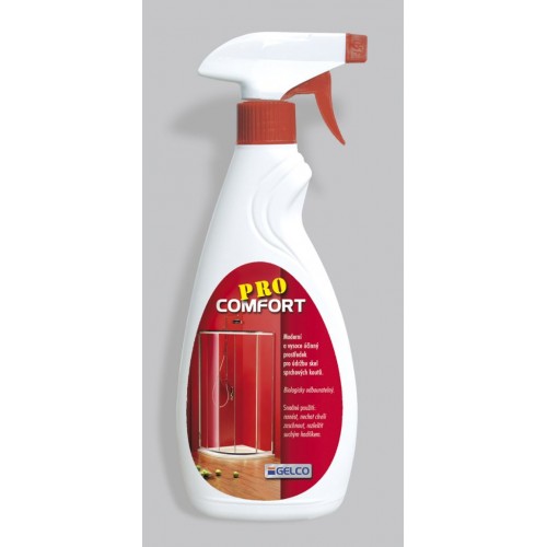 GELCO čistič na sklenenej výplne sprchovacieho kúta PRO COMFORT
