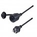 SOLIGHT Prodlužovací přívod - spojka, 1z. 10m, 3x1,5mm2, černá, gumová PS31