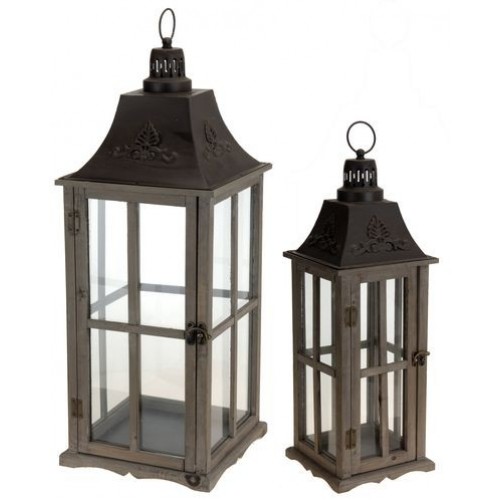 ProGarden Lucerna drevená, 2 ks KO-CE8100200