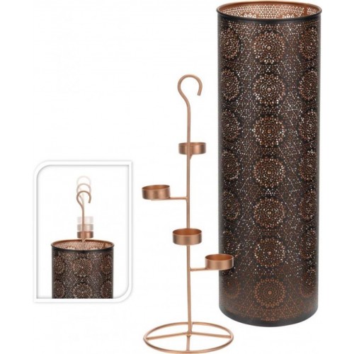 ProGarden Dekoratívne svietnik na 4 čajové sviečky, vysoký 50 cm KO-A04420310