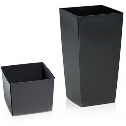 PROSPERPLAST URBI SQUARE P kvetináč 4l, čierna DURS140P PROSPERPLAST URBI SQUARE P kvetináč 4l, čierna DURS140P