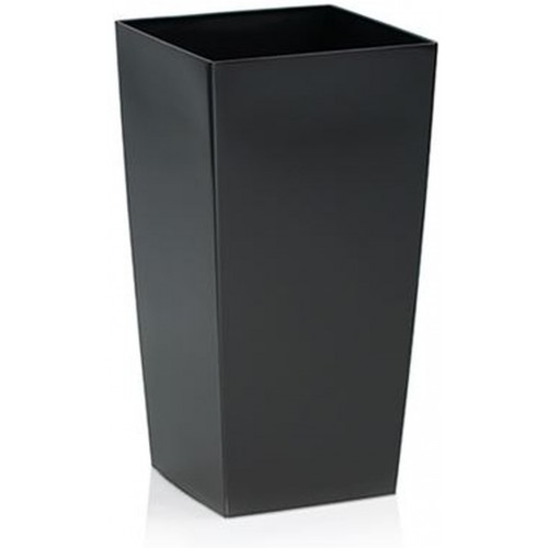 PROSPERPLAST URBI SQUARE P kvetináč 2l, čierná DURS125P