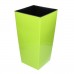 PROSPERPLAST URBI SQUARE Kvetináč 5 / 11,4 l, limetka DURS200
