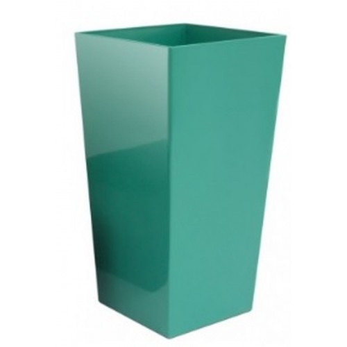 PROSPERPLAST URBI SQUARE Kvetináč 2l, tyrkys DURS125