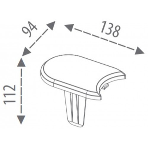 Prosperplast Palisáda zahradní 192,3x1,2cm šedý kameň IPAK1S