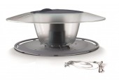 Prosperplast BIRDYFEED ROUND krmitko pre vtáky 29,4cm šedý kameň IBFR