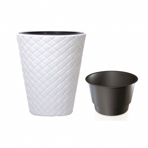 Prosperplast MATUBA Kvetináč 30x35cm biely DBMT300