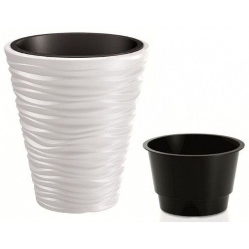 Prosperplast SAND kvetináč 38,8cm, 37l, biely DBSA400