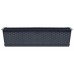 Prosperplast RATOLLA CASE P truhlík s miskou 68,5x17,3x15cm antracit ISR700P