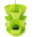 PROSPERPLAST COUBI kaskádový kvetináč 29,5x29,5x88cm, 9l, limetka DKN300W