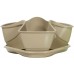 PROSPERPLAST COUBI kvetináč 29,5x29,5x14cm, 3l, béžová DKN3001
