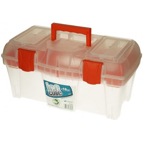 Prosperplast IceCube Plastový kufor na náradie transparentné, 458 x 257 x 227 mm N18ICE Prosperplast IceCube Plastový kufor na náradie transparentné, 458 x 257 x 227 mm N18ICE