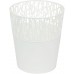 PROSPERPLAST CITY Kvetináč s čipkou 11,3 cm, biela DCIT115
