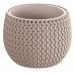 Prosperplast SPLOFY Bowl kvetináč 18cm, 1,4l, mocca DKSP180