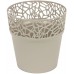 Prosperplast Naturo Kvetináč s čipkou 14,5 cm, mocca DNAT145