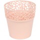 Prosperplast Naturo Kvetináč s čipkou 17,5 cm, broskyňa DNAT175