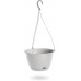 PROSPERPLAST RATOLLA ROUND W Kvetináč závesný 21,7cm, biela DRLW215