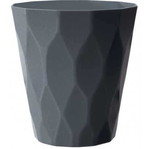PROSPERPLAST ROCKA Kvetináč 14 cm, grafit DROC140 PROSPERPLAST ROCKA Kvetináč 14 cm, grafit DROC140
