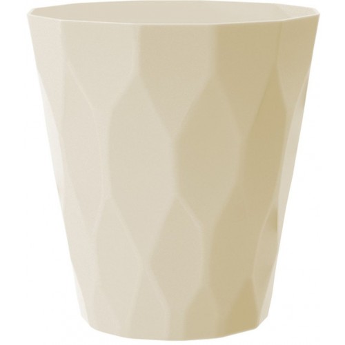 PROSPERPLAST ROCKA Kvetináč 17 cm, krémová DROC170