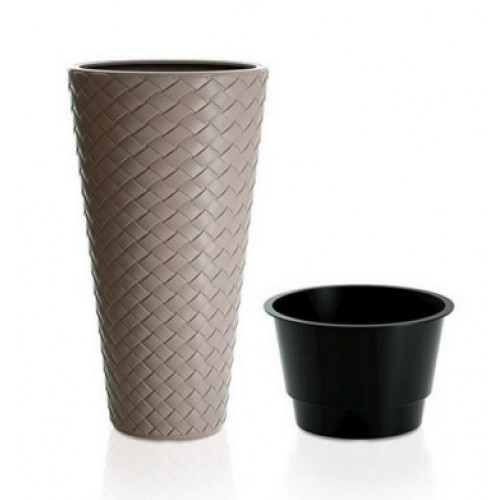 Prosperplast MATUBA SLIM Kvetináč 30x55cm mocca DPMT300
