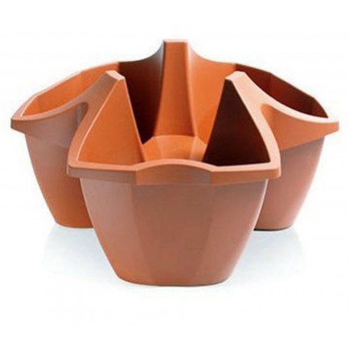 Prosperplast CROWN Kvetináč 48cm, 16l, terakotová DCRO480 Prosperplast CROWN Kvetináč 48cm, 16l, terakotová DCRO480
