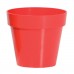 PROSPERPLAST CUBE SHINE Kvetináč 2,2l koralová DCUB170S