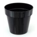 PROSPERPLAST CUBE SHINE Kvetináč 7l čierna DCUB250S