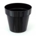 PROSPERPLAST CUBE SHINE Kvetináč 0,6l čierna DCUB110S