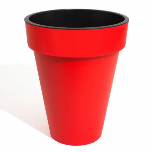 PROSPERPLAST CUBE SLIM Kvetináč 40 / 55l, koralová DCUS460 PROSPERPLAST CUBE SLIM Kvetináč 40 / 55l, koralová DCUS460