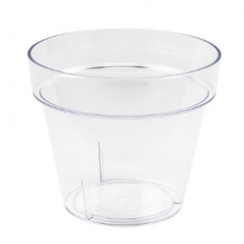 PROSPERPLAST CUBE P Kvetináč 2,2l, transparentná DCUB170P