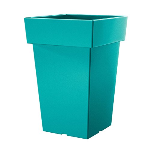 Prosperplast LOFLY SQUARE Kvetináč 23,4x23,4x35,6cm tyrkys DLOFQ240 Prosperplast LOFLY SQUARE Kvetináč 23,4x23,4x35,6cm tyrkys DLOFQ240