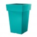 Prosperplast LOFLY SQUARE Kvetináč 23,4x23,4x35,6cm tyrkys DLOFQ240