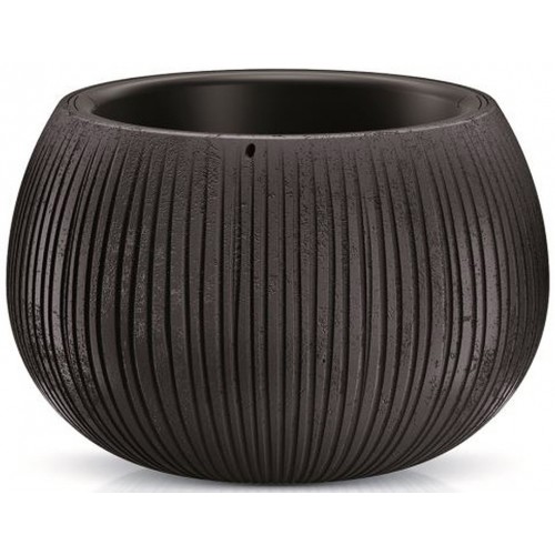 Prosperplast BETON BOWL Kvetináč s vkladom 47,8 cm, čierna DKB480