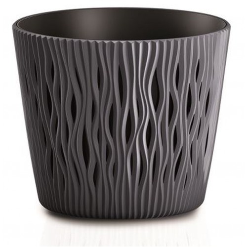 Prosperplast SANDY ROUND Kvetináč 26,2 cm, antracit DSR260 Prosperplast SANDY ROUND Kvetináč 26,2 cm, antracit DSR260