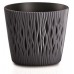 Prosperplast SANDY ROUND Kvetináč 26,2 cm, antracit DSR260