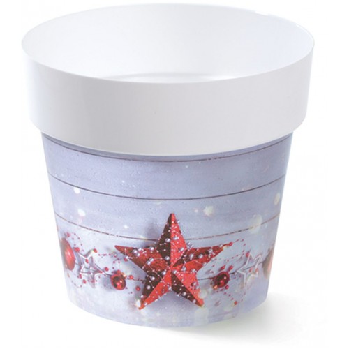 PROSPERPLAST Kvetináč s potlačou IML 14 cm, sviatočné S1 DML140