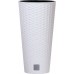 Prosperplast RATO TUBUS Kvetináč 20 cm, 8 l, biela DRTUS200