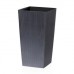 PROSPERPLAST RATO SQUARE SET Kvetináč samozavl. 8/16,3l, ratan antracit DRTS225S
