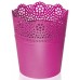 Prosperplast LACE kvetináč s čipkou 18 cm, fuchsie DLAC180