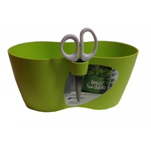 Prosperplast LIMES DUBLO Kvetináč na bylinky 2,5l, 25x12x12cm, zelená DLD250