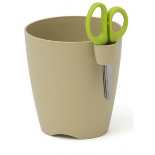 PROSPERPLAST LIMES UNO kvetináč na bylinky s nožnicami 1,3l, béžový DLU130