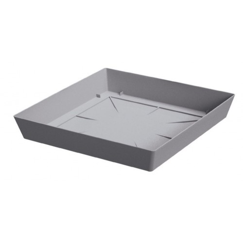 PROSPERPLAST LOFLY Miska 24,5x24,5x4cm, sivá PPLFQ245