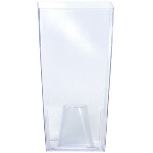 PROSPERPLAST URBI SQUARE P kvetináč 2l, transparentná DURS125P PROSPERPLAST URBI SQUARE P kvetináč 2l, transparentná DURS125P