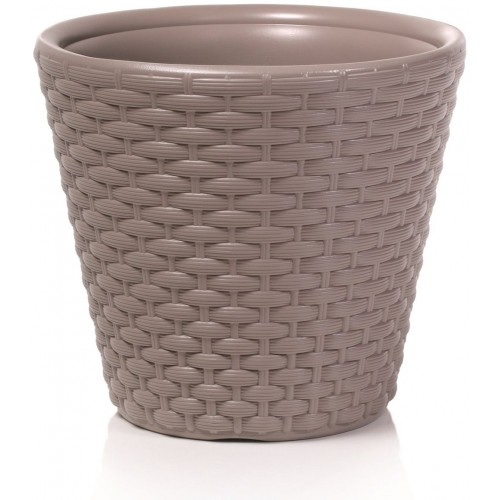 Prosperplast RATO Kvetináč 47,8x44,2cm mocca DBR490
