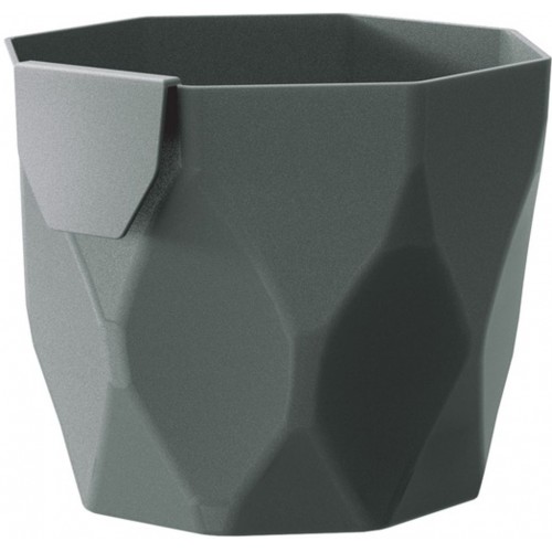 PROSPERPLAST ROCKA Kvetináč 12,6 cm, sivý kameň DROC125 PROSPERPLAST ROCKA Kvetináč 12,6 cm, sivý kameň DROC125