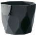 PROSPERPLAST ROCKA Kvetináč 12,6 cm, grafit DROC125